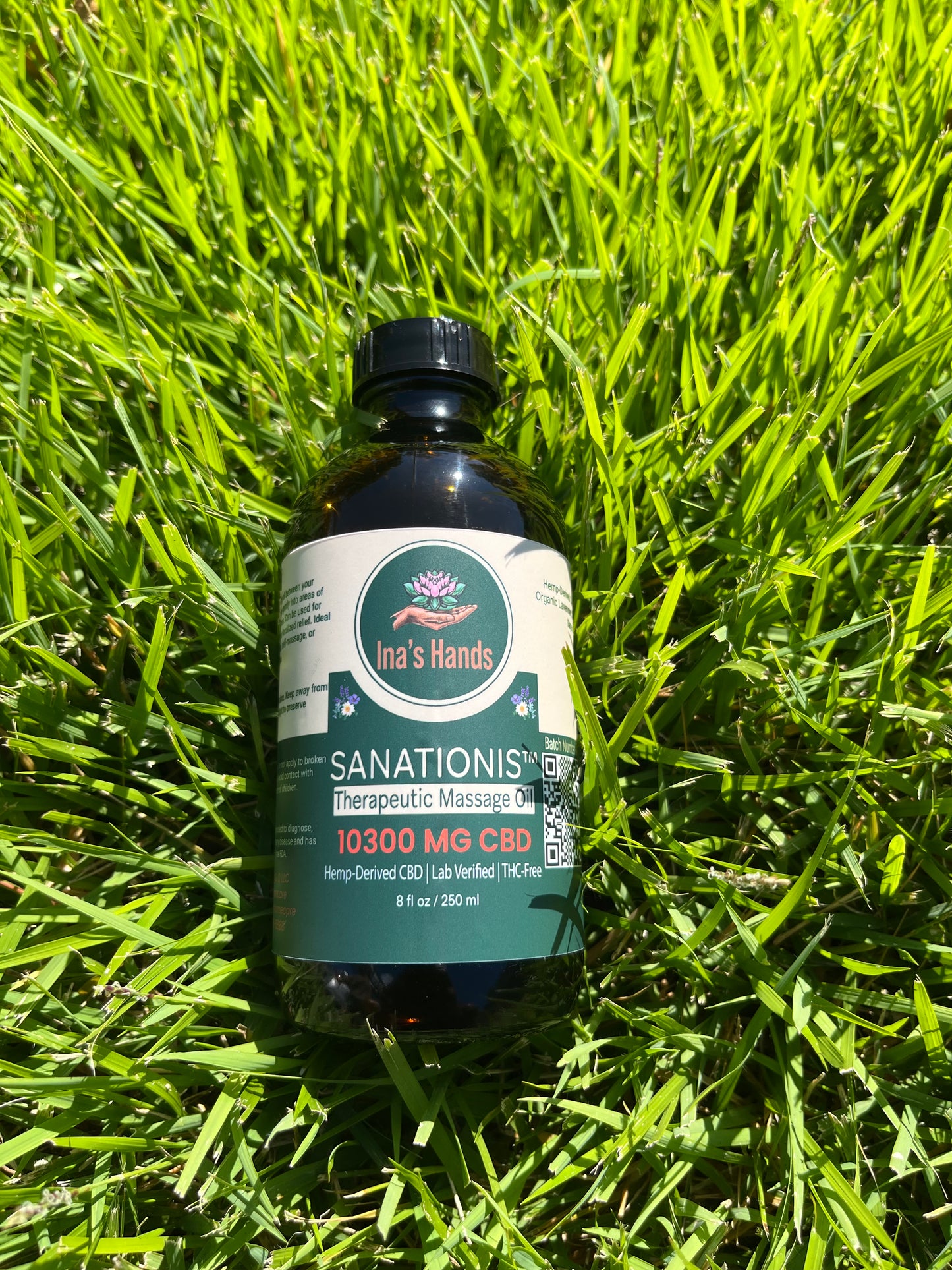 Sanationis Therapeutic Massage Oil - 10,300 mg CBD | 8 oz (250 ml)