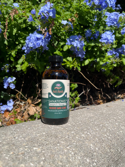 Sanationis Therapeutic Massage Oil - 10,300 mg CBD | 8 oz (250 ml)