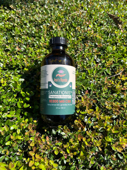 Sanationis Therapeutic Massage Oil - 10,300 mg CBD | 8 oz (250 ml)